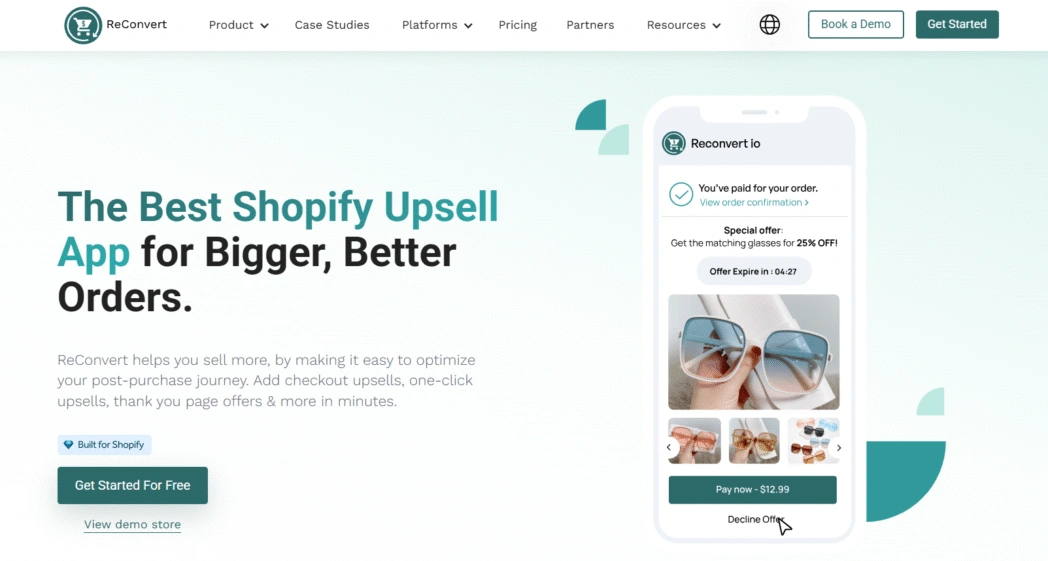 Reconvert Shopify App